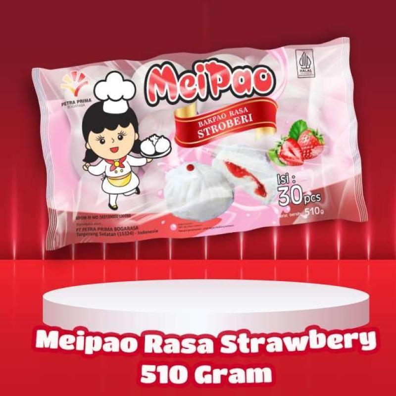 MEIPAO BAKPAO RASA STRAWBERRY 510 gram FROZEN FOOD