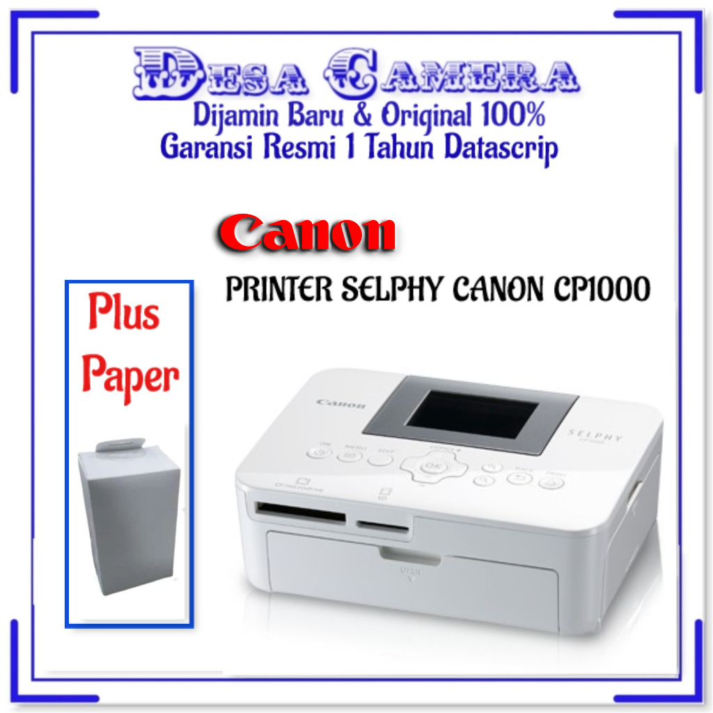 RINTER SELPHY CANON CP 1000P - Canon Printer Cp1000 GARANSI RESMI
