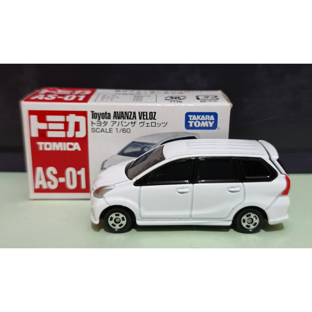 Diecast Tomica AS-01 TOYOTA AVANZA VELOZ (White)