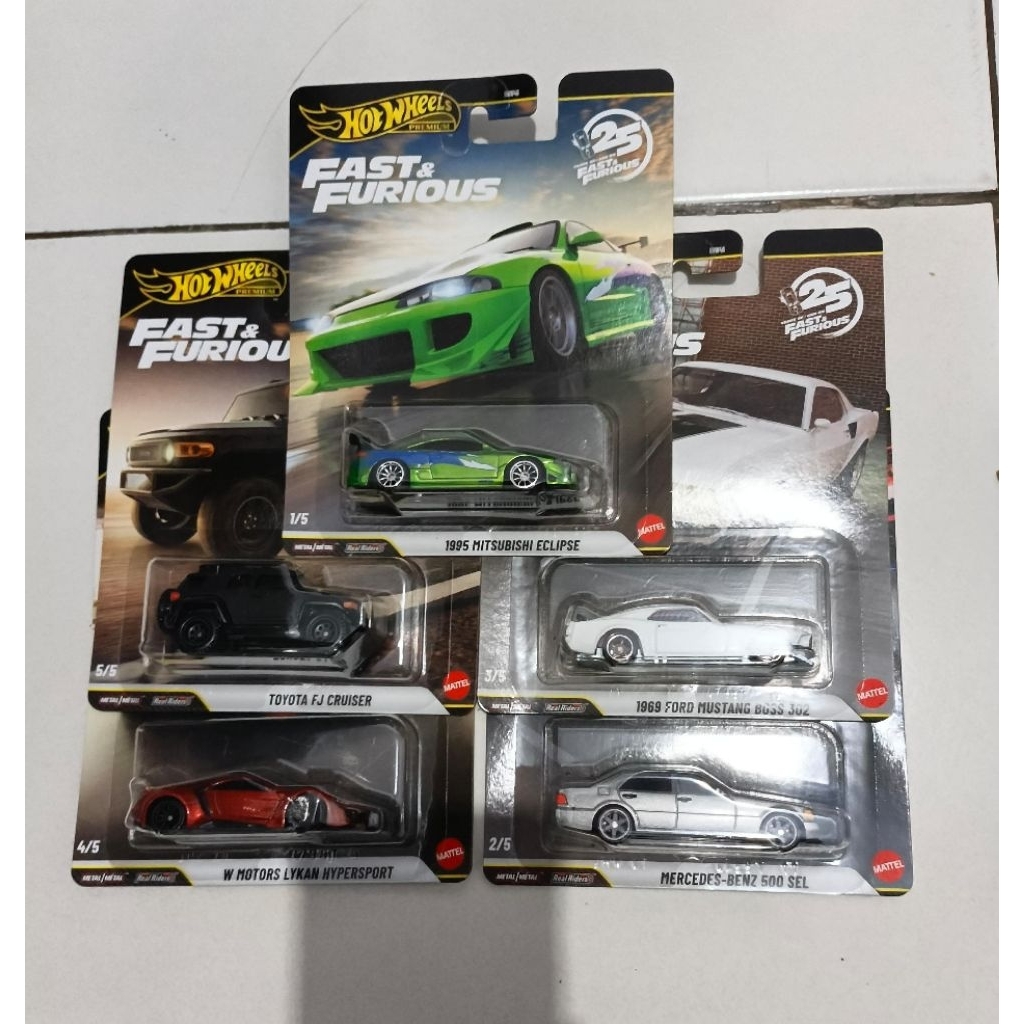 Hotwheels Fast & Furious Eclipse Chase Set