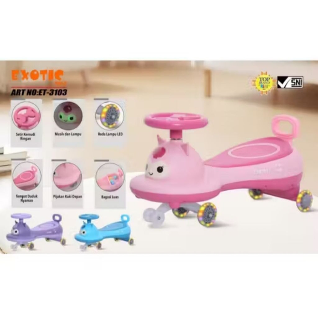 MAINAN SWING CAR MODE RIDE ON EXOTIC ET-3103