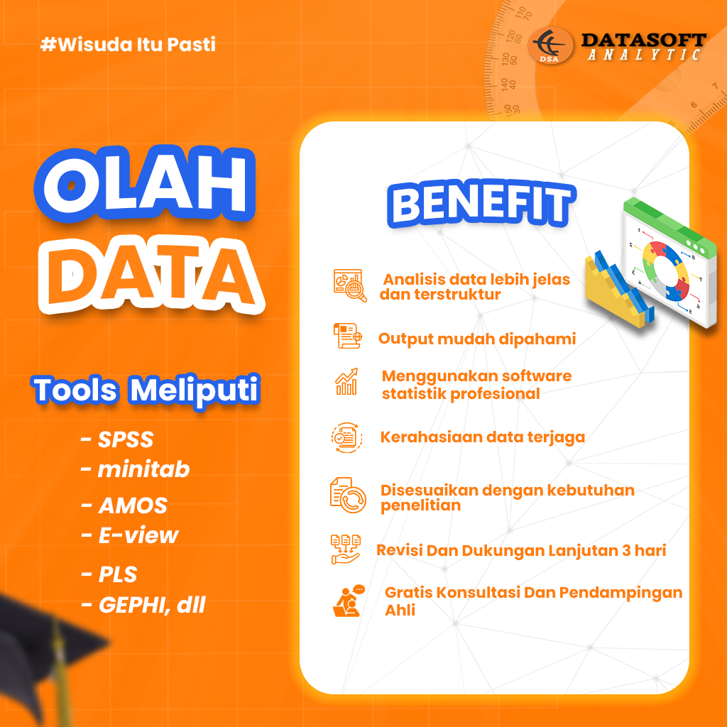 Jasa Olah Data Skripsi Tesis Disertasi | SPSS AMOS SmartPLS EViews | Revisi & Konsultasi