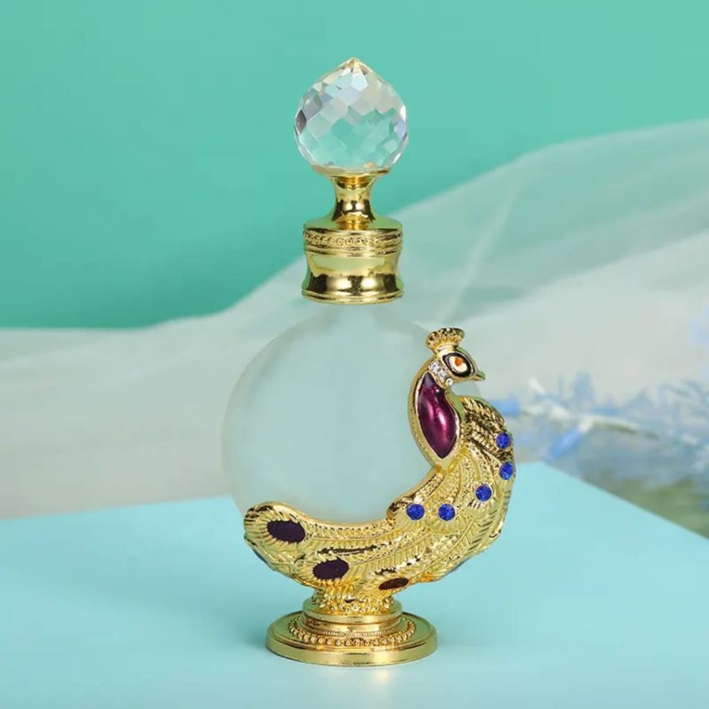 Botol Parfum Merak Antik Elegan Botol Parfume Kosong Mewah