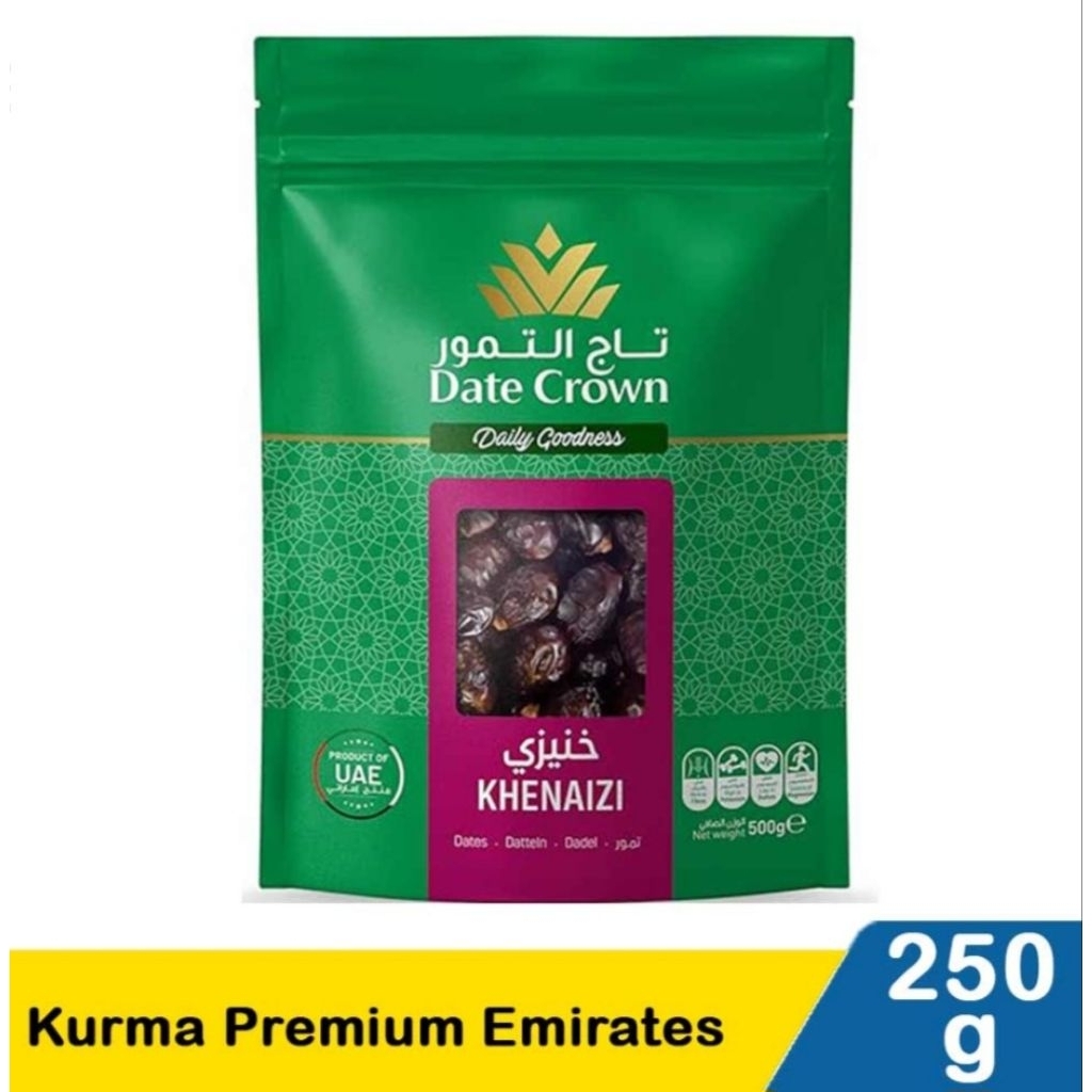 Kurma Date Crown Khenaizi Kurma Premium Emirates 250 gr