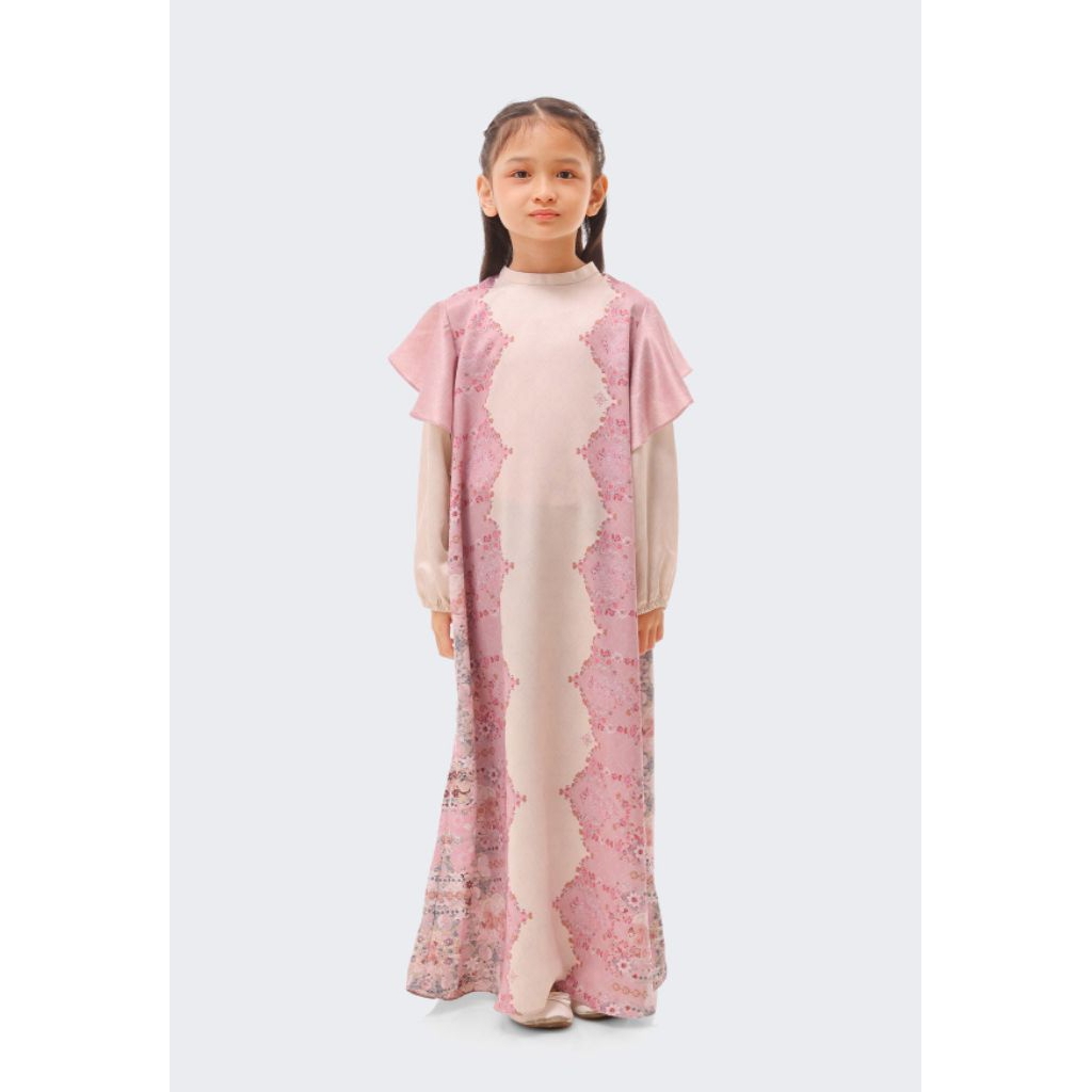 RiaMiranda Official - Zyran Girl Dress - Dress Anak Panjang
