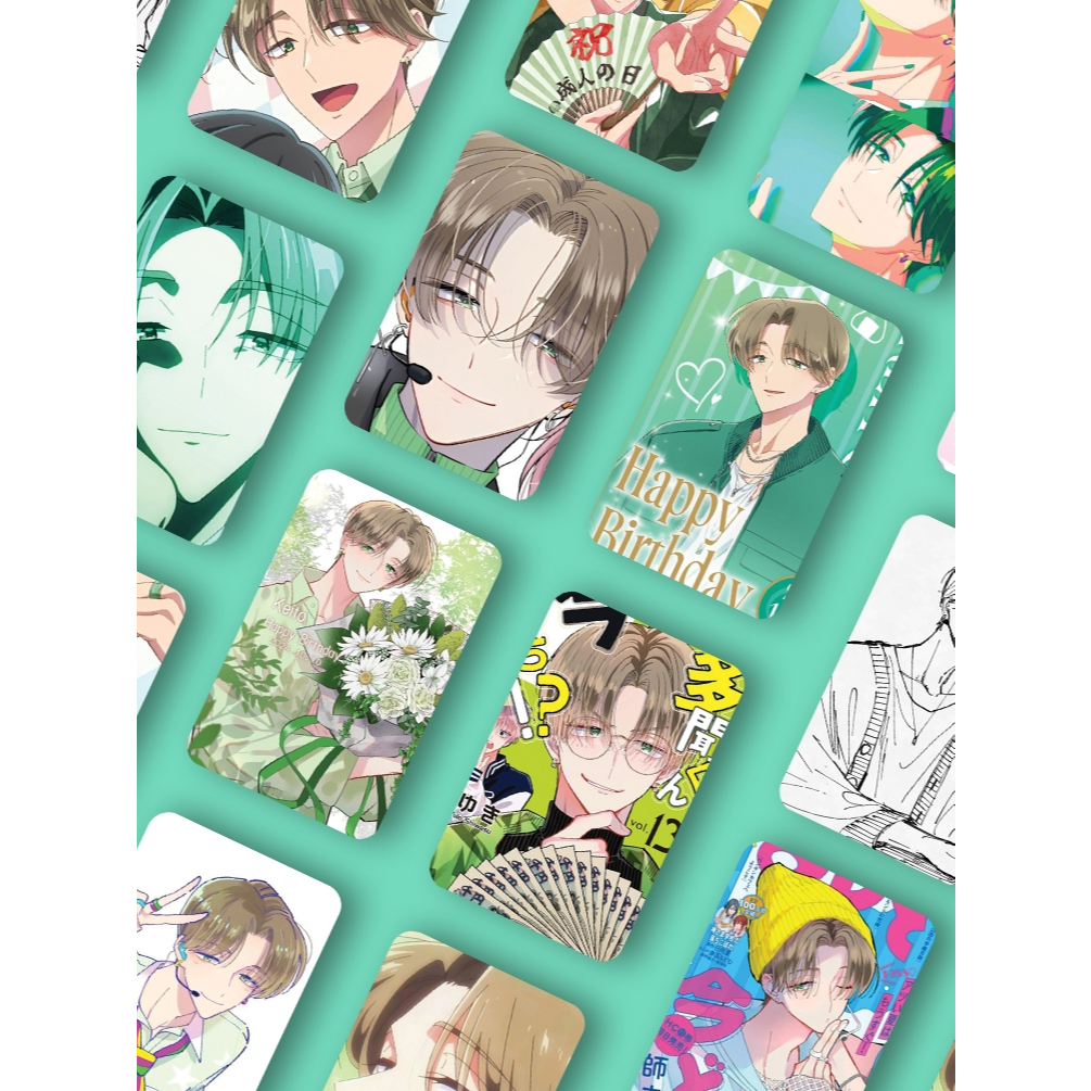 (22 pcs) Koleksi Lomocard / Photocard KEITO TACHIBANA F/ACE black and white & colored mix, Anime Man