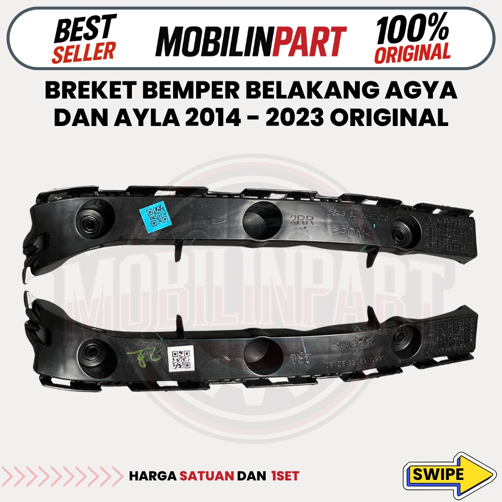 Breket Bemper Belakang Agya Ayla 2014-2023 Original Best seller