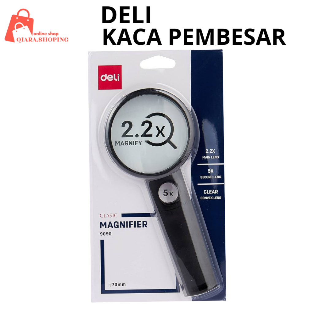 DELI KACA PEMBESAR CLASIC 9090 / DELI KACA PEMBESAR SERVIS / KACA PEMBESAR BACA