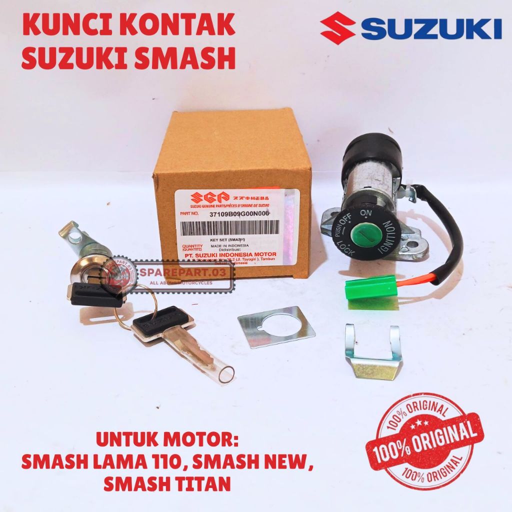 KUNCI KONTAK ORIGINAL SUZUKI SMASH, SMASH LAMA 110, SMASH NEW, SMASH TITAN