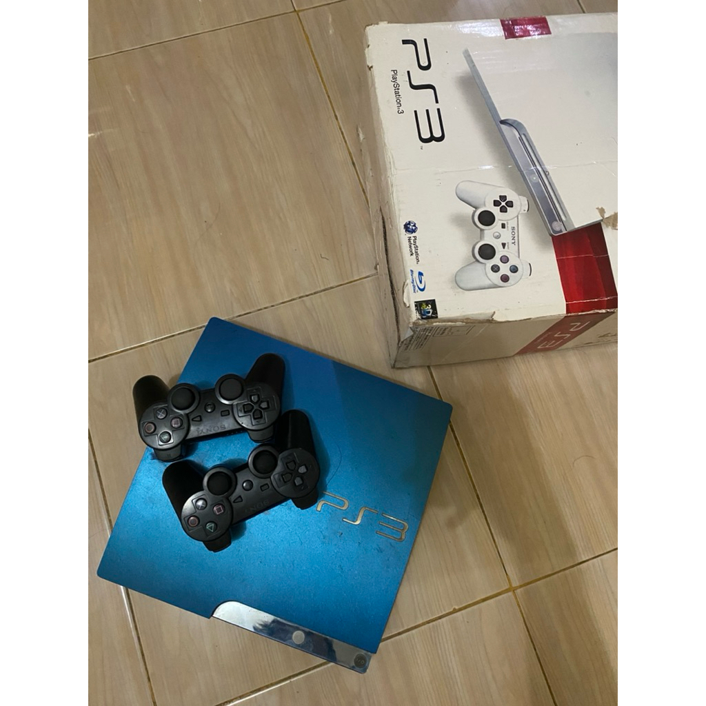 PS 3 SLIM SERI 30 HEN HDD 160 GB FULLSET STIK 2