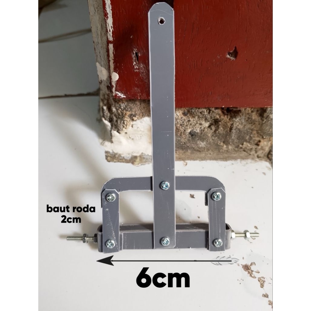 Belokan miniatur skala truck plastik bahan pvc lengkap mur baut