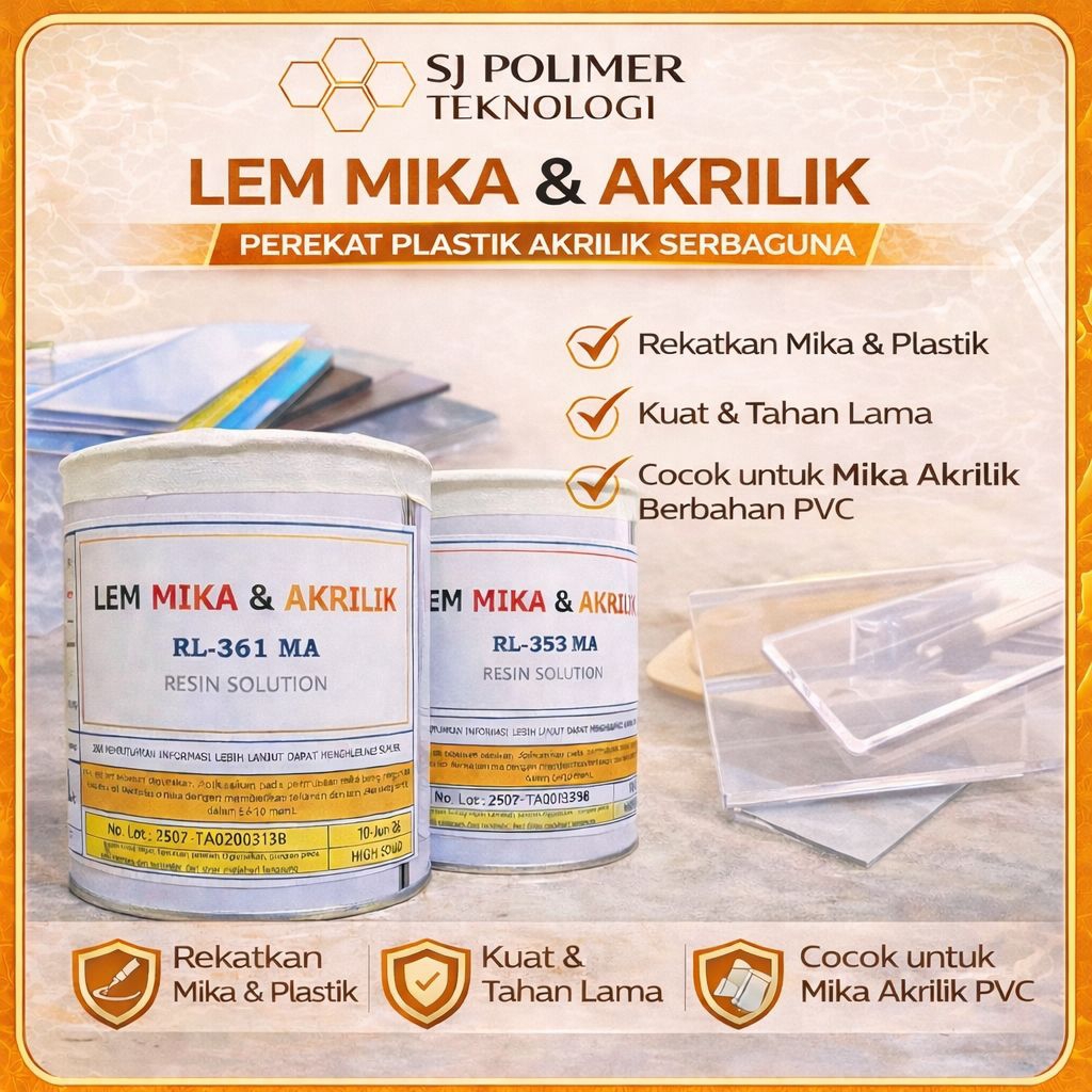 lem bening akrilik lem acrylic bening untuk merekatkan plastik mika bening untuk kerajinan display s