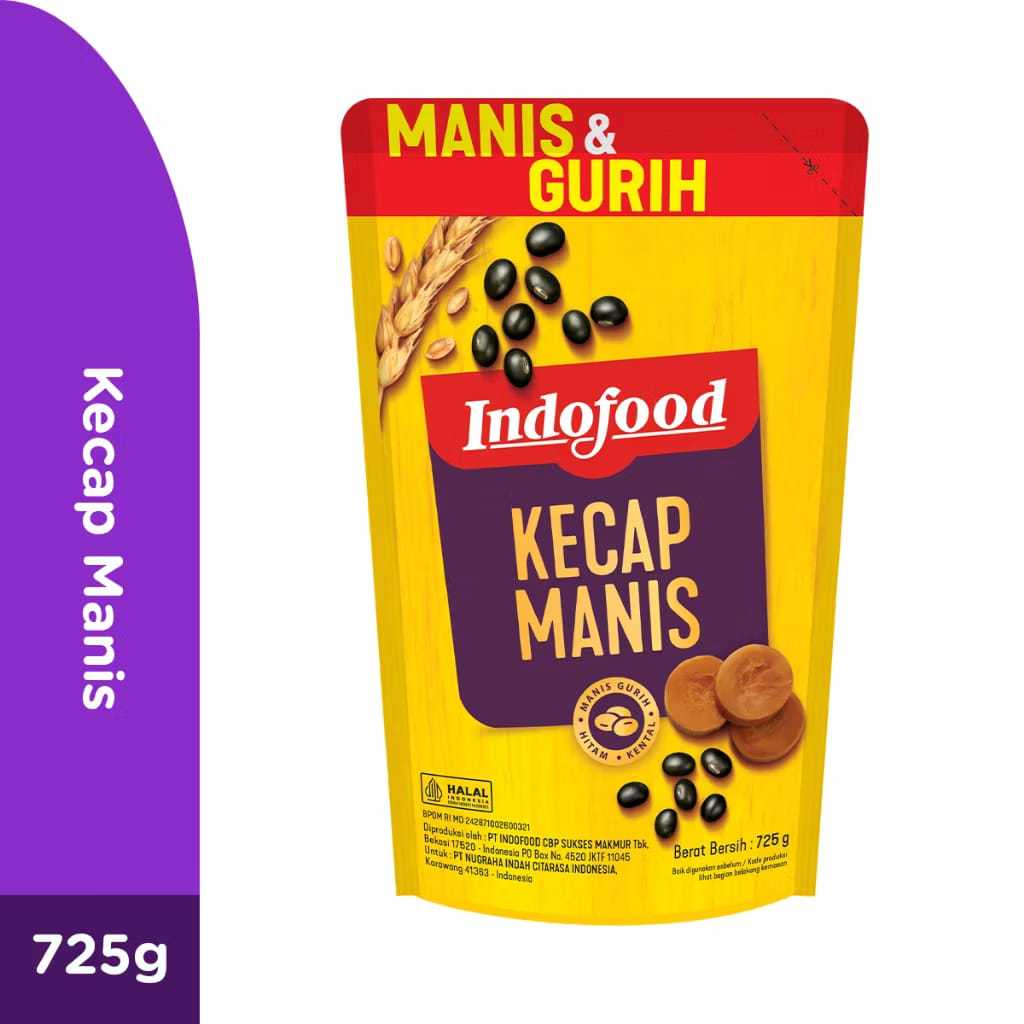 Indofood Kecap Manis 280gr/Indofood Kecap Manis 725gr refill