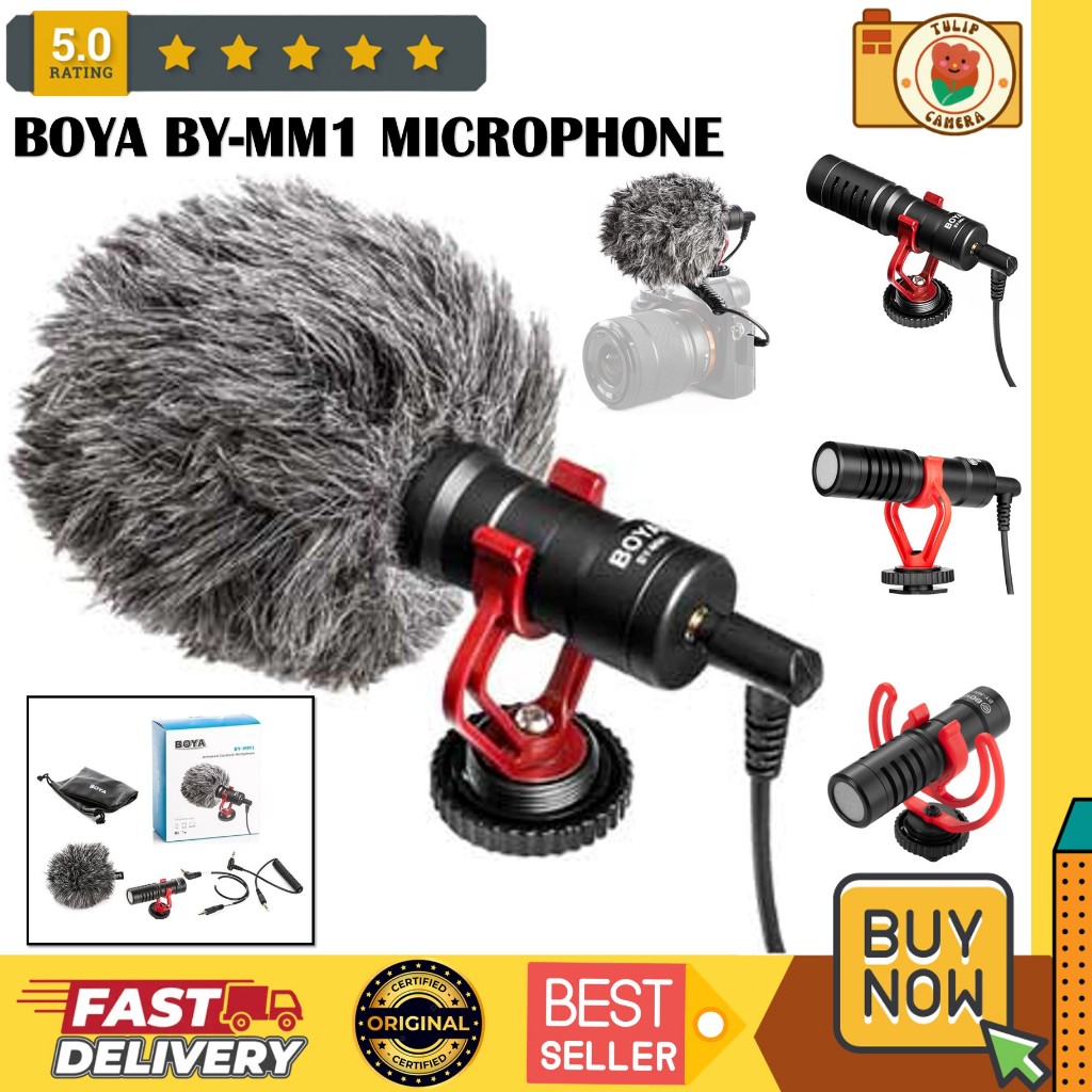 BOYA BY-MM1 Microphone Mini Cardioid Condenser Microphone