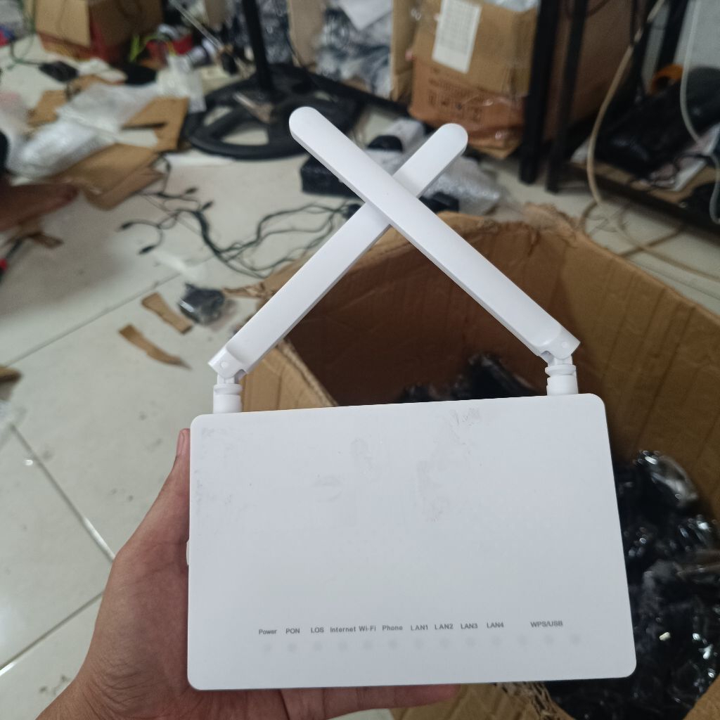 ONT Modem Router Rusak