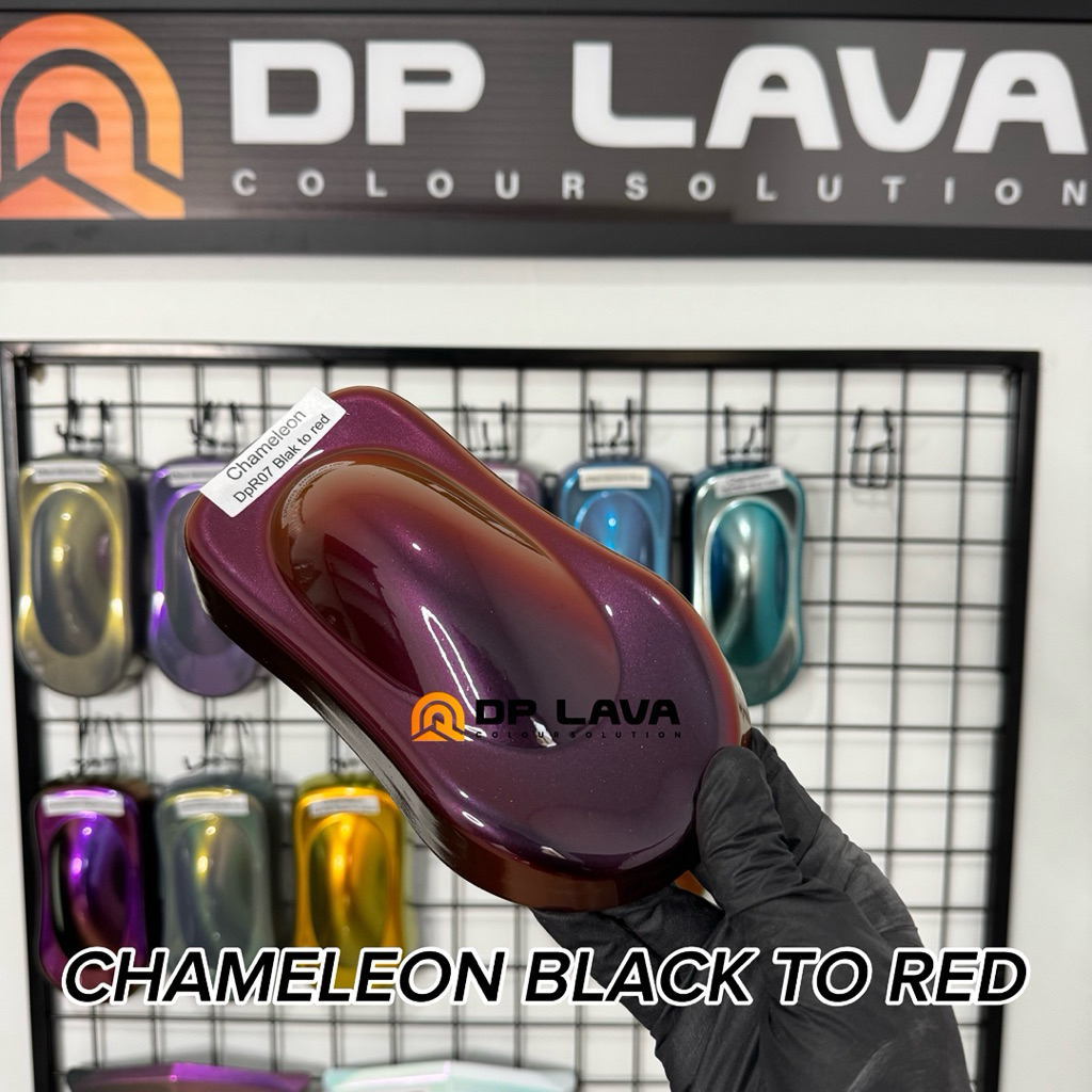 Cat bunglon black to red DPLAVA PU