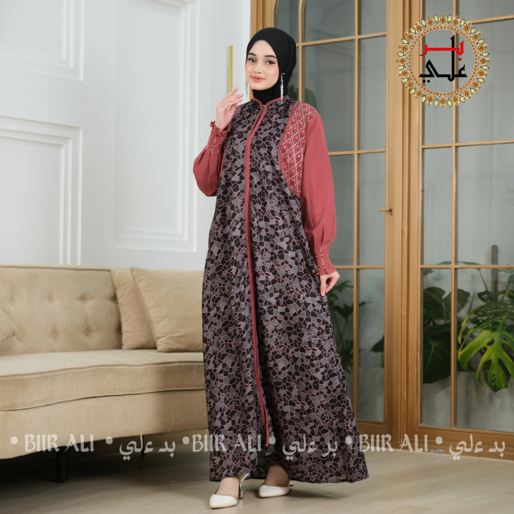BIIR ALI COLLECTION - SAUDI ABAYA SABRINA DRESS