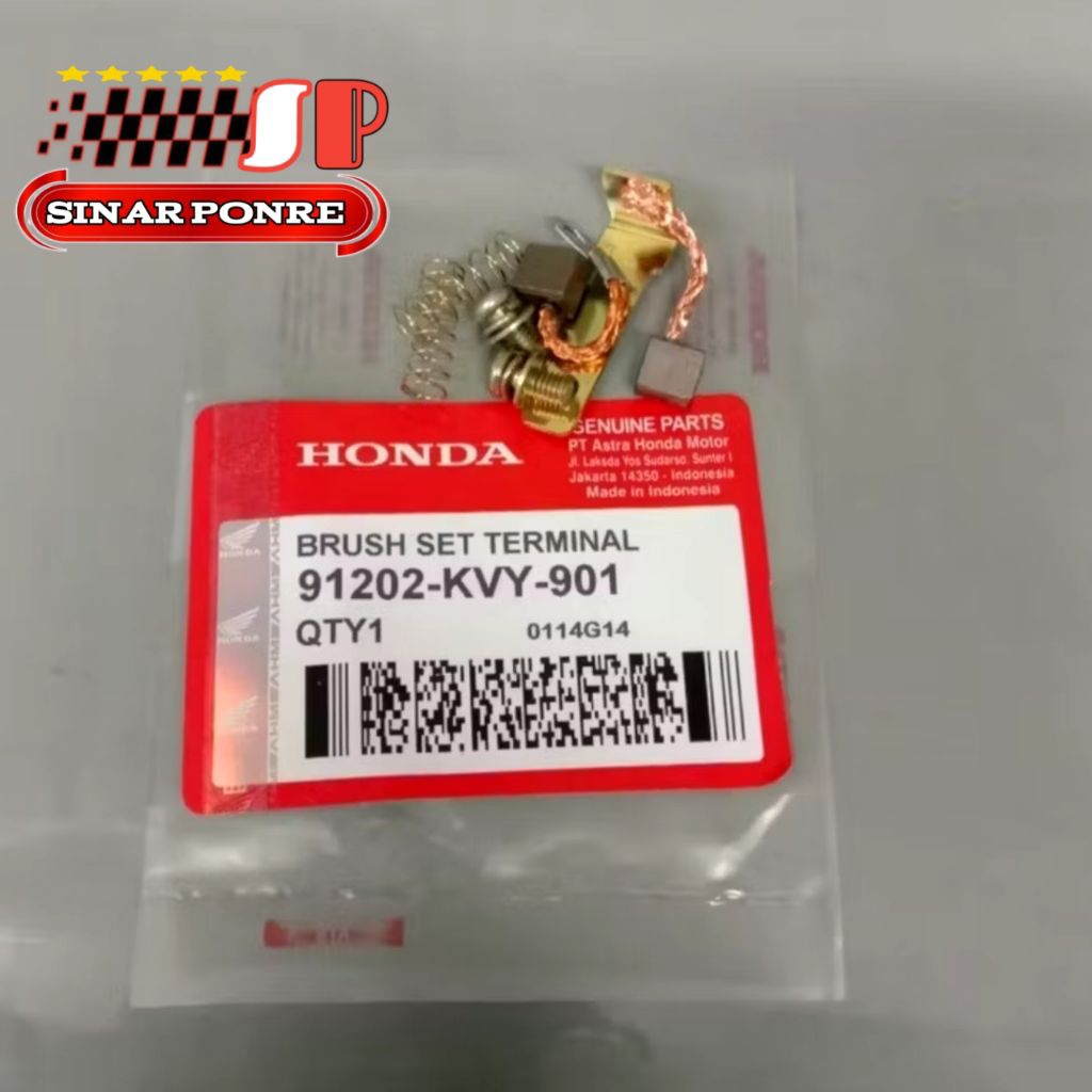 ARANG STATER  CARBON BRUSH DINAMO STARTER HONDA BEAT SCOOPY COOL BOOSTER