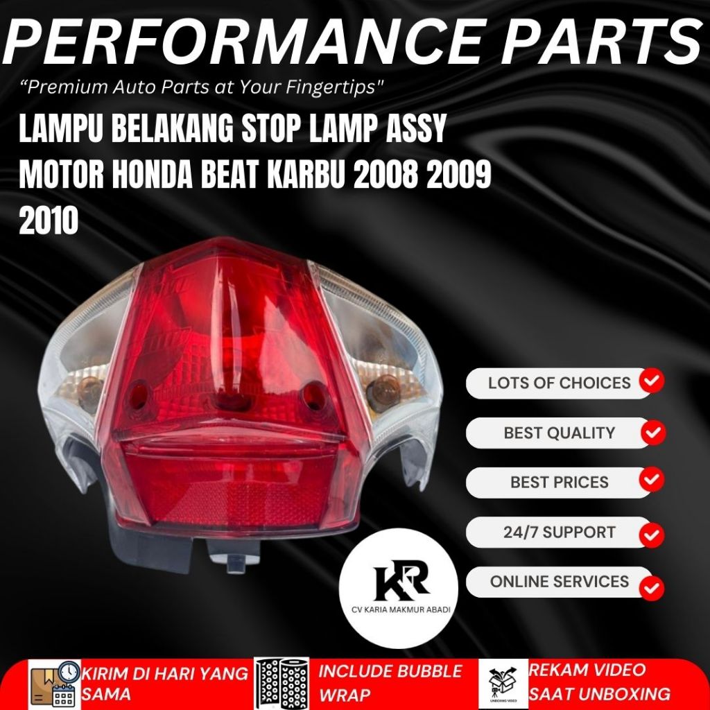 LAMPU BELAKANG STOP LAMP MOTOR HONDA BEAT KARBU/HONDA BEAT KECIL/HONDA BEAT 2008 2009 2010 2011 2012