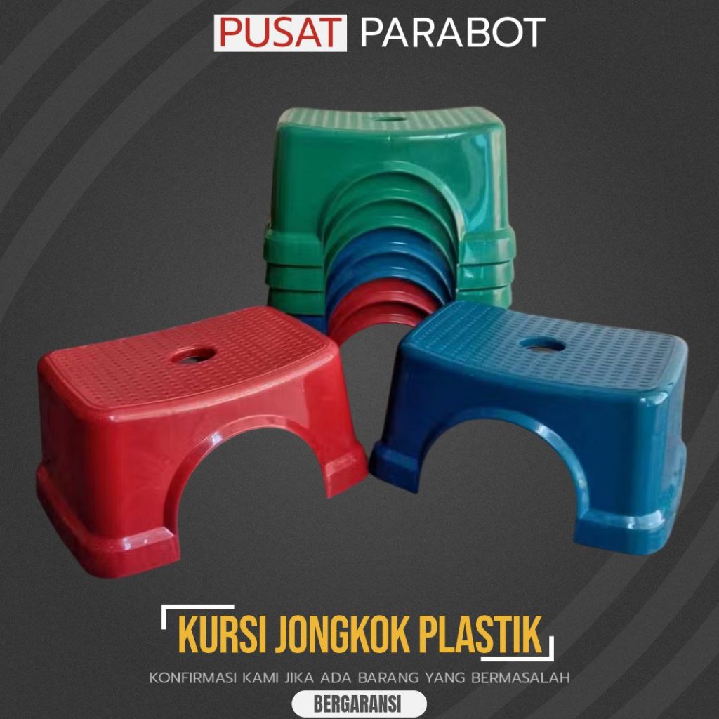 KURSI JONGKOK DUDUK JOJODOG PLASTIK JOFANCA