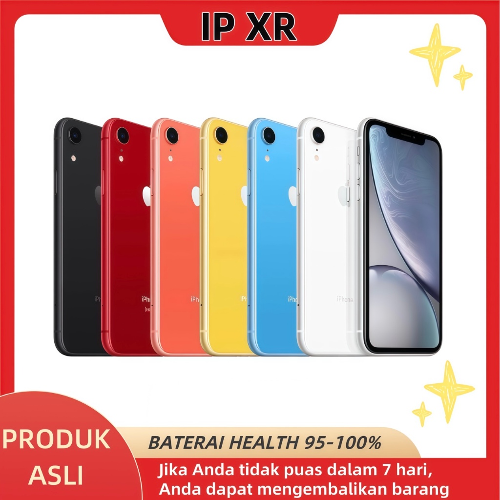 IP XR 64GB/128GB/256GB Original 100% Second Like New Fullset