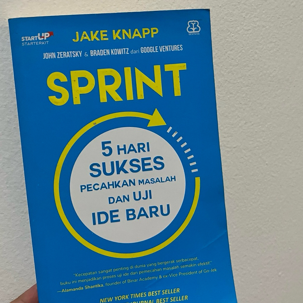 (APRELOVED) ORI | SPRINT, 5 Hari Sukses Pecahkan Masalah dan Uji Ide Baru
