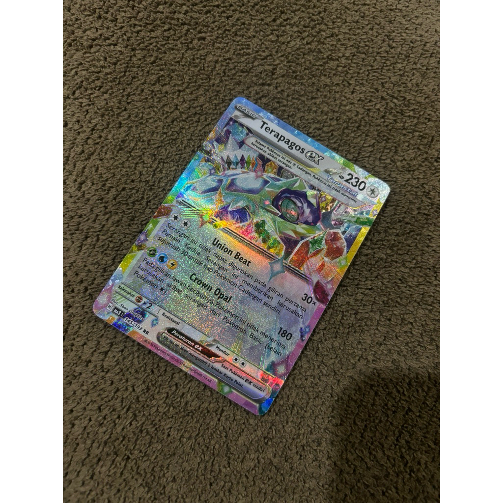 kartu pokemon terapagos RR MA3 145/193