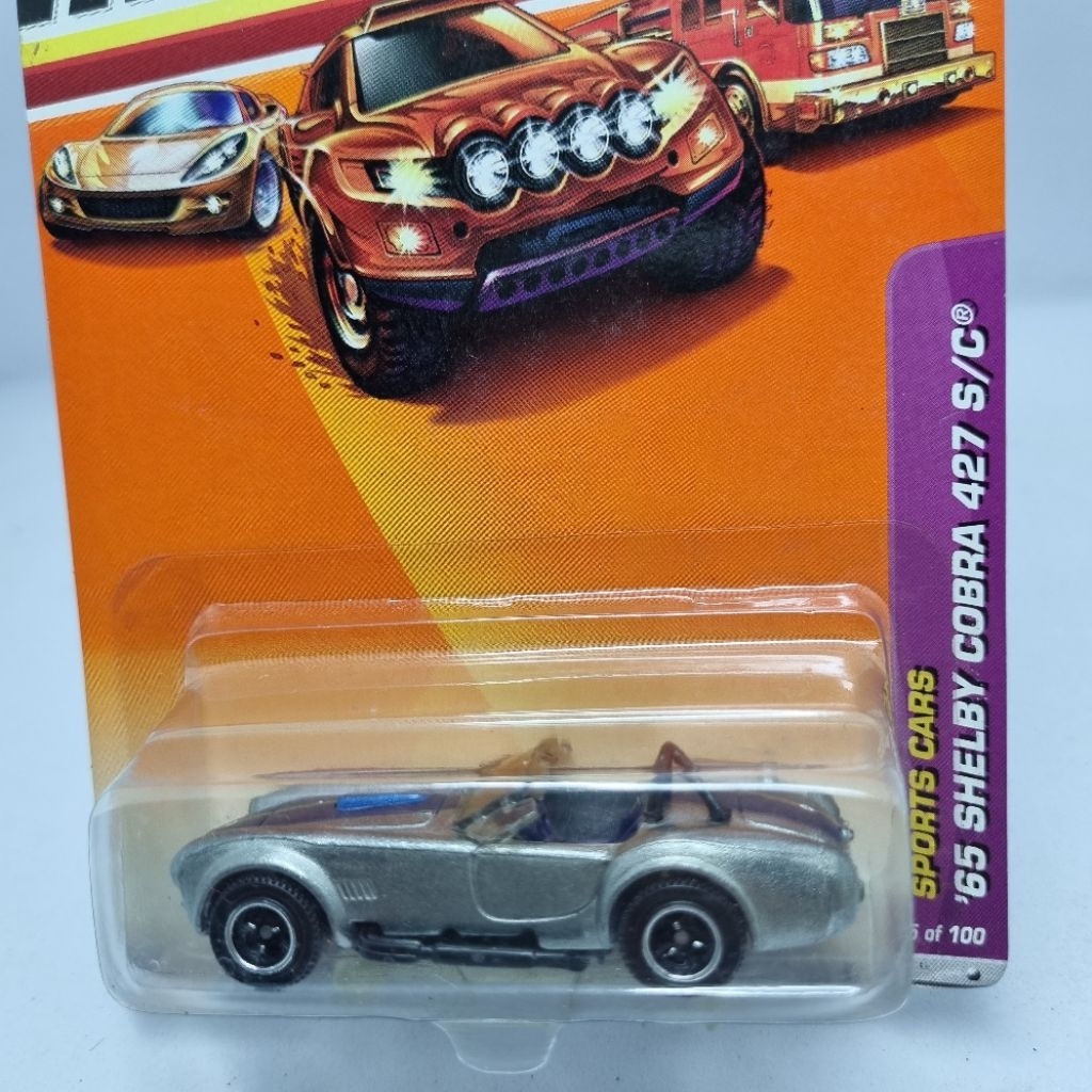 Diecast MATCHBOX 1:64 SHELBY COBRA 427 S/C Silver