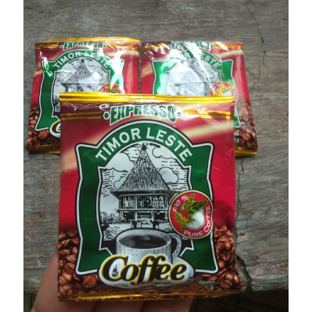 3 Sachet Kopi Hitam Cap Expresso Asli Timor Leste Di Impor Langsung Dari Negara Republik Timor Timur