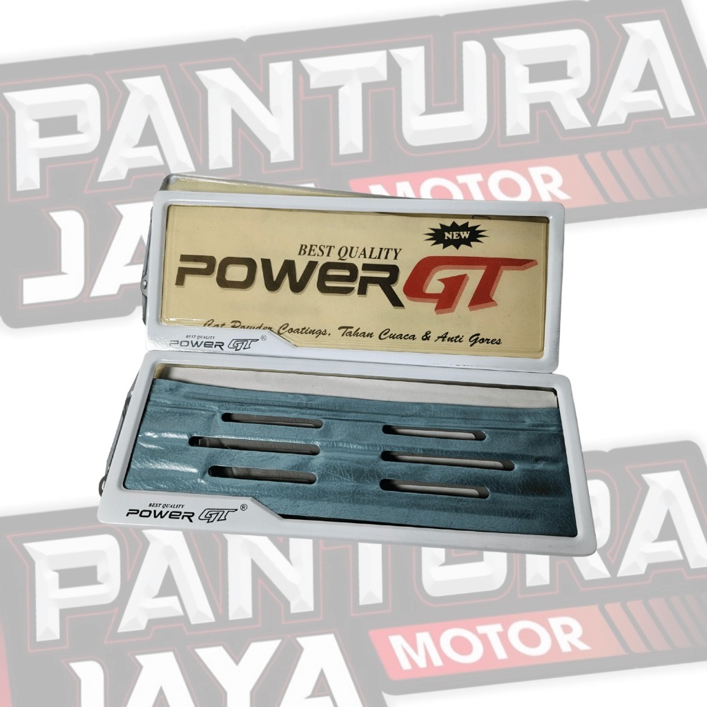 DUDUKAN PLAT NOMOR POWER GT / PELINDUNG PLAT NOMOR POWER GT