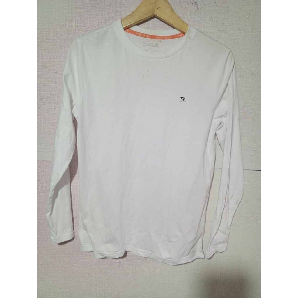 baju kaos lengan panjang Arnold Palmer size S fit M secon