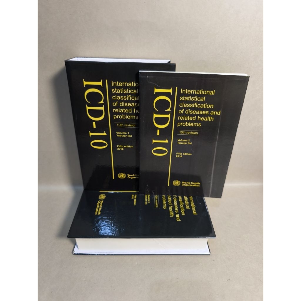 Sepaket Buku ICD 10 Jilid 1,2,3 Hardcover