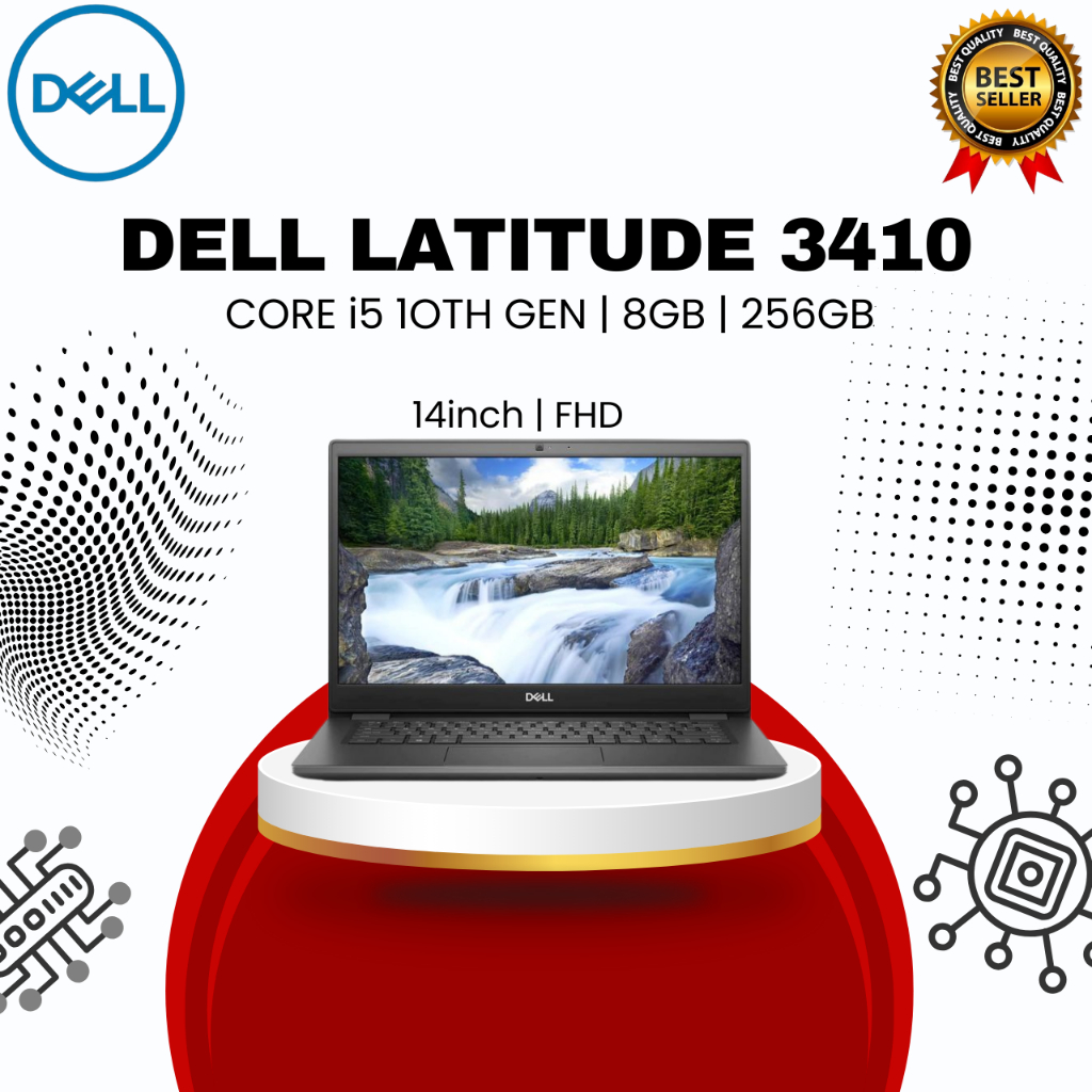Laptop Dell Latitude 3410 Intel Core i5 Gen-10Th Second Original