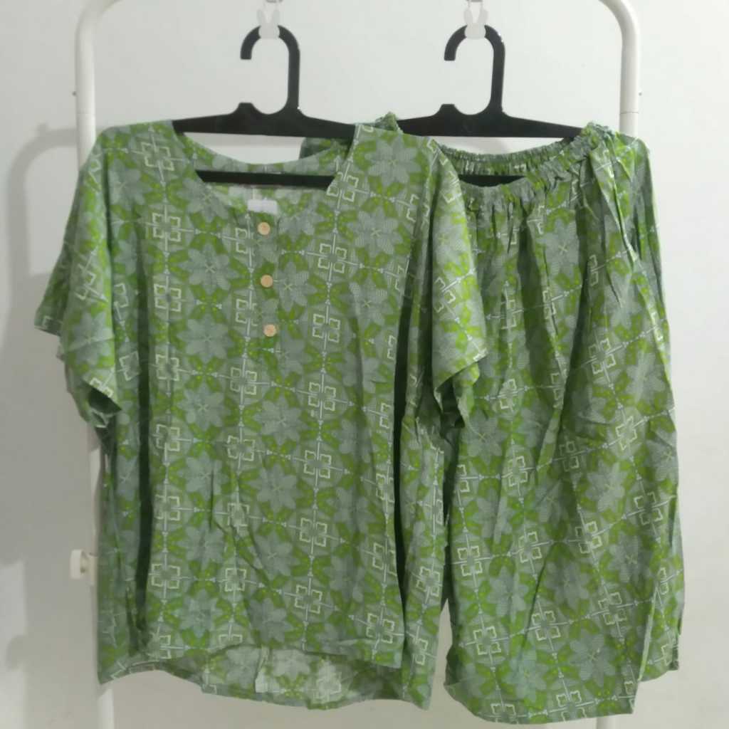 Piyama Setelan Atas Bawah Baju Tidur Batik Danar Hadi