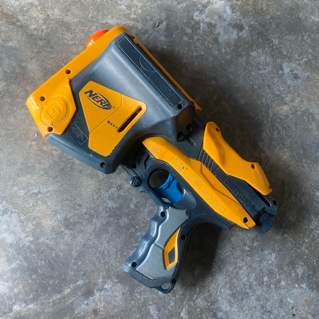 Mainan tembak nerf dart tag speedload 6 original bahan servis