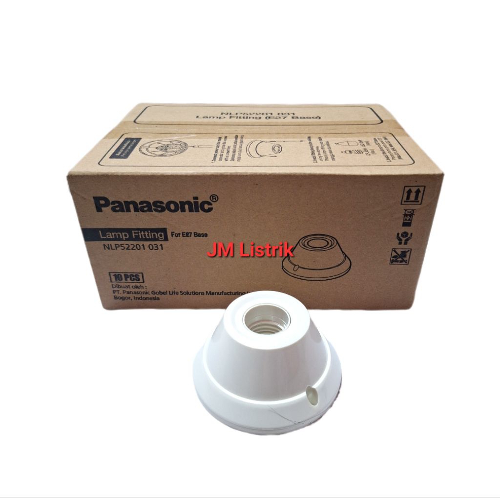 Fitting Lampu Plafon Bulat Panasonic Original