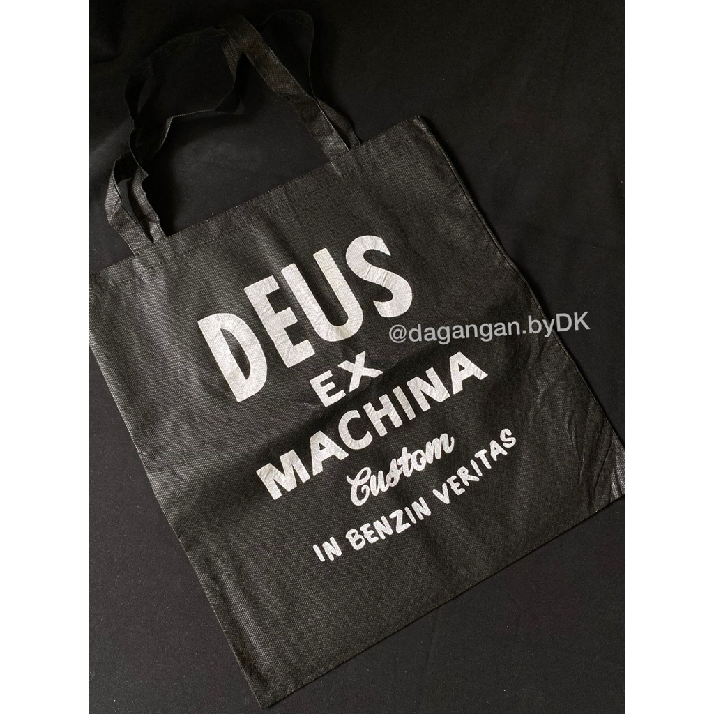 Tas Tote Bag Deus Ex Machina Original 100% Black