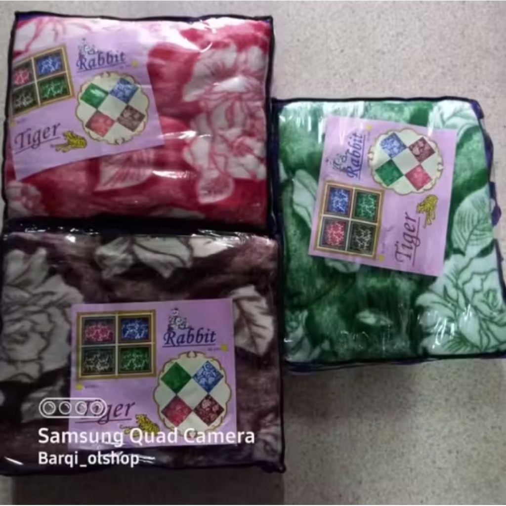 1PCS Selimut KH tiger/Rabbit