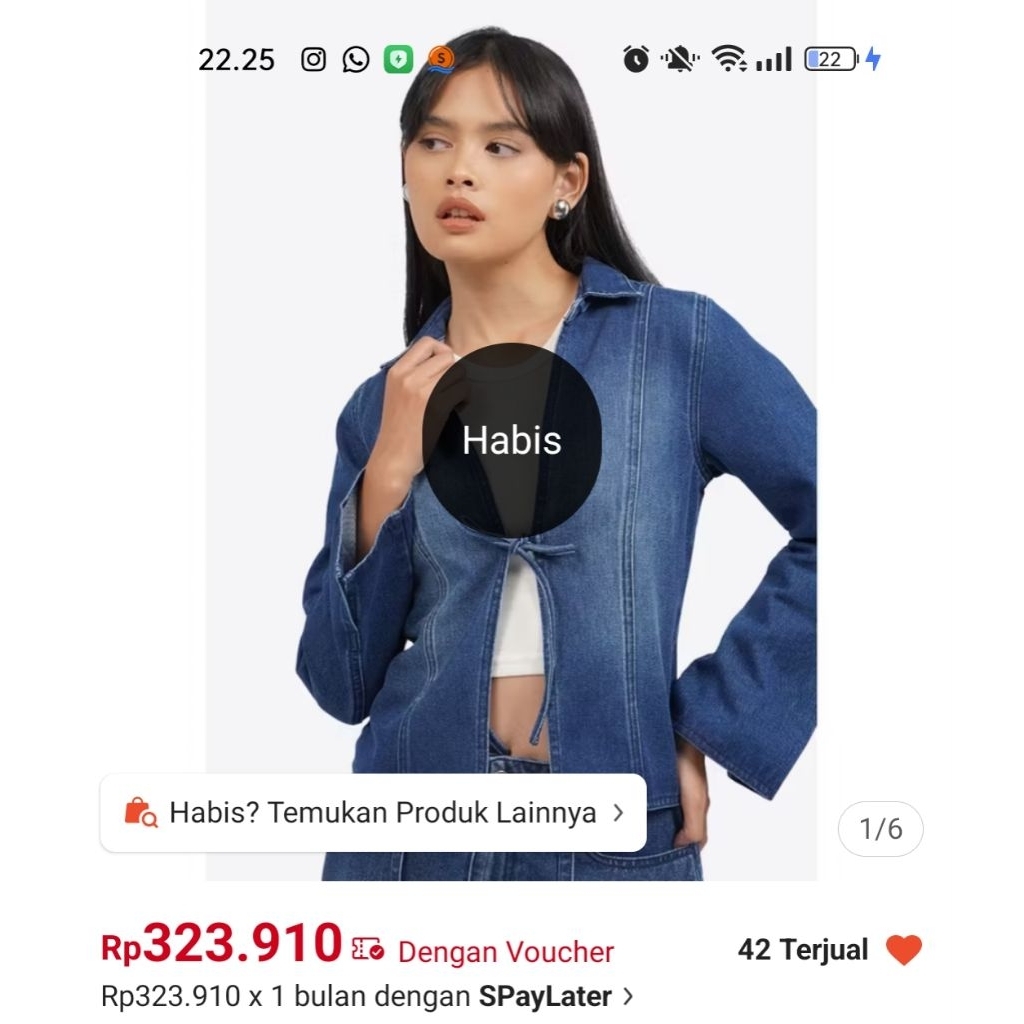 colorbox outer denim
