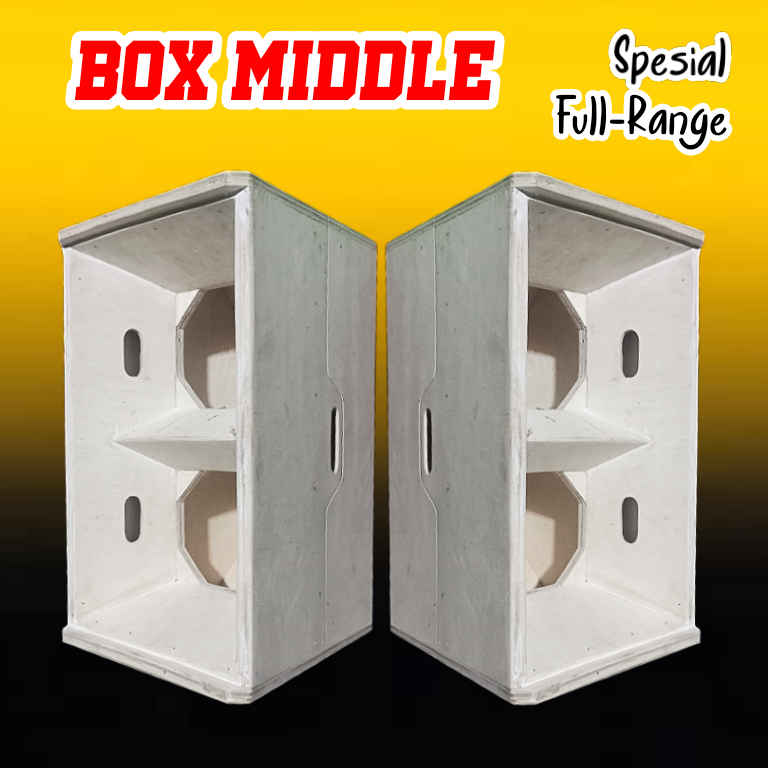 Box Speaker T24n 6 inch Tebal 12 mm Cocok untuk bahan  miniatur sound siap bunyi spesial midle