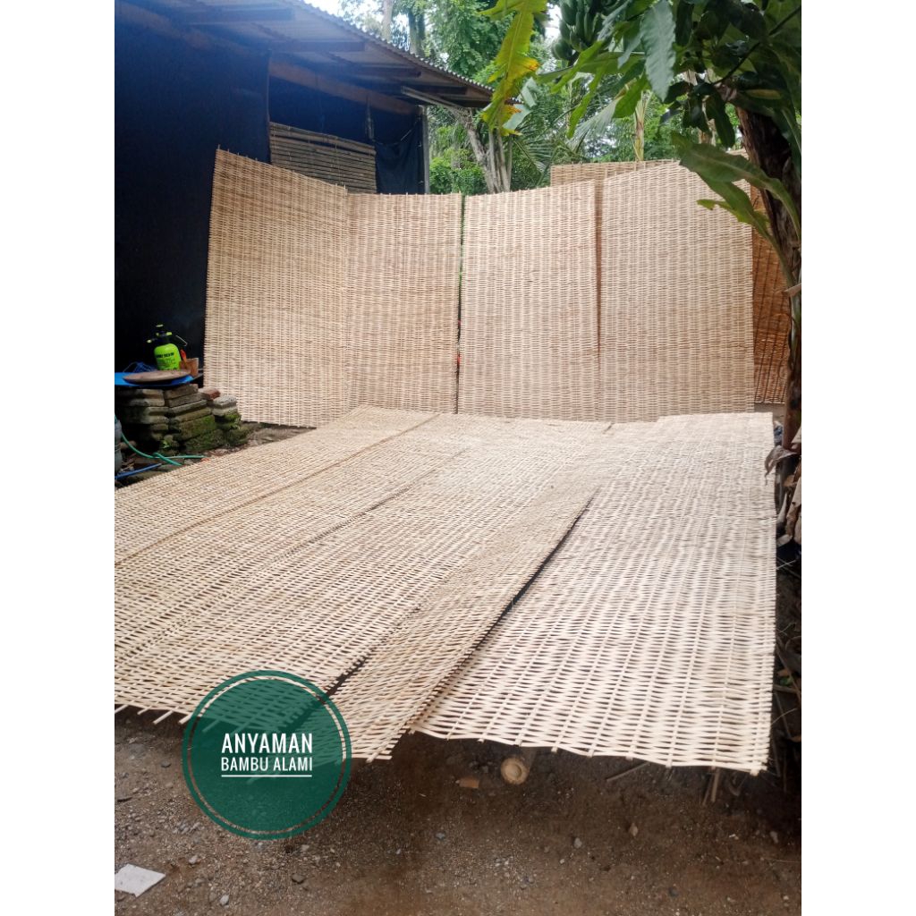 Anyaman Bambu Wareg Plafon