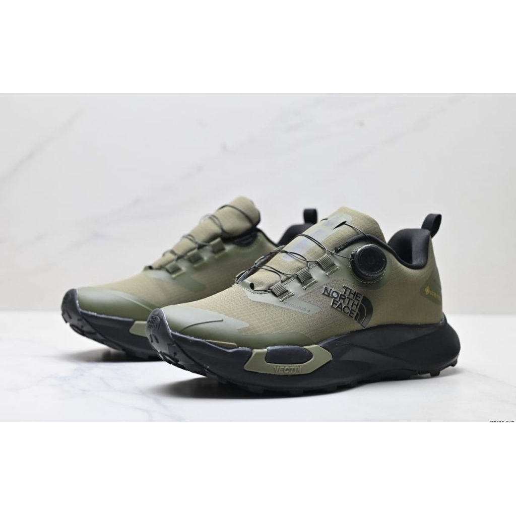 Sepatu Trail Running TNF Vectiv Enduris 4 Gore-Tex Olive/Black