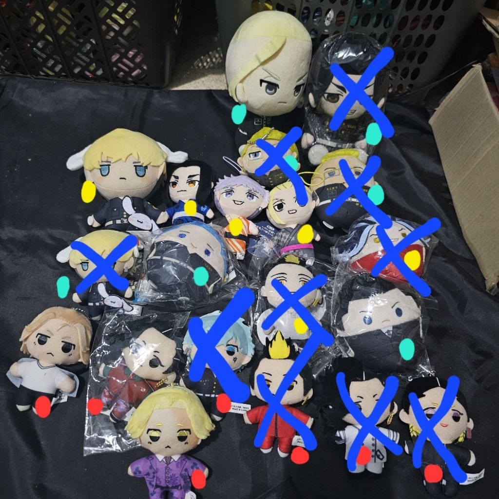 original nuigurumi plush boneka tokyo revengers baji chifiyu mikey kisaki koko dkk