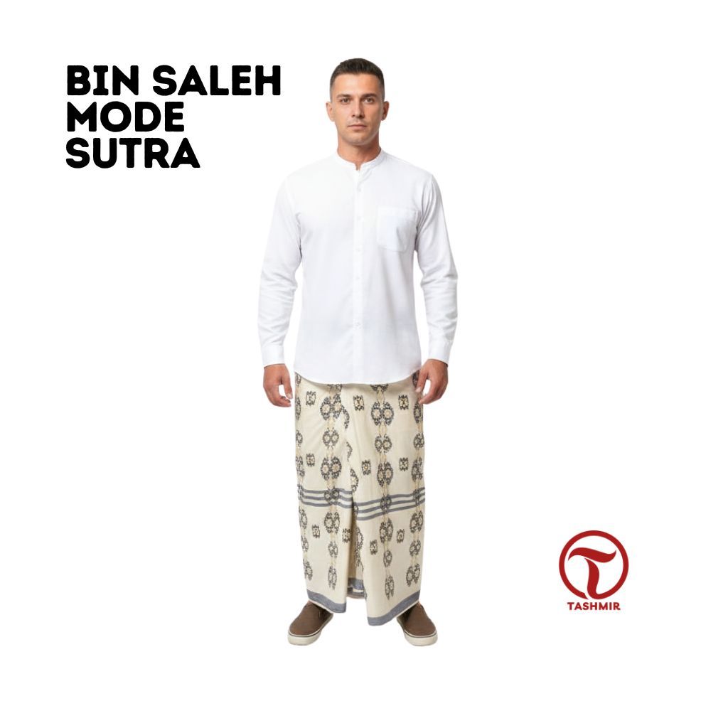Sarung Bin Saleh Mode Sutra Pria Dewasa Kembang Motif Donggala Bhs Premium Batik Bahan Goyor Galaxy 