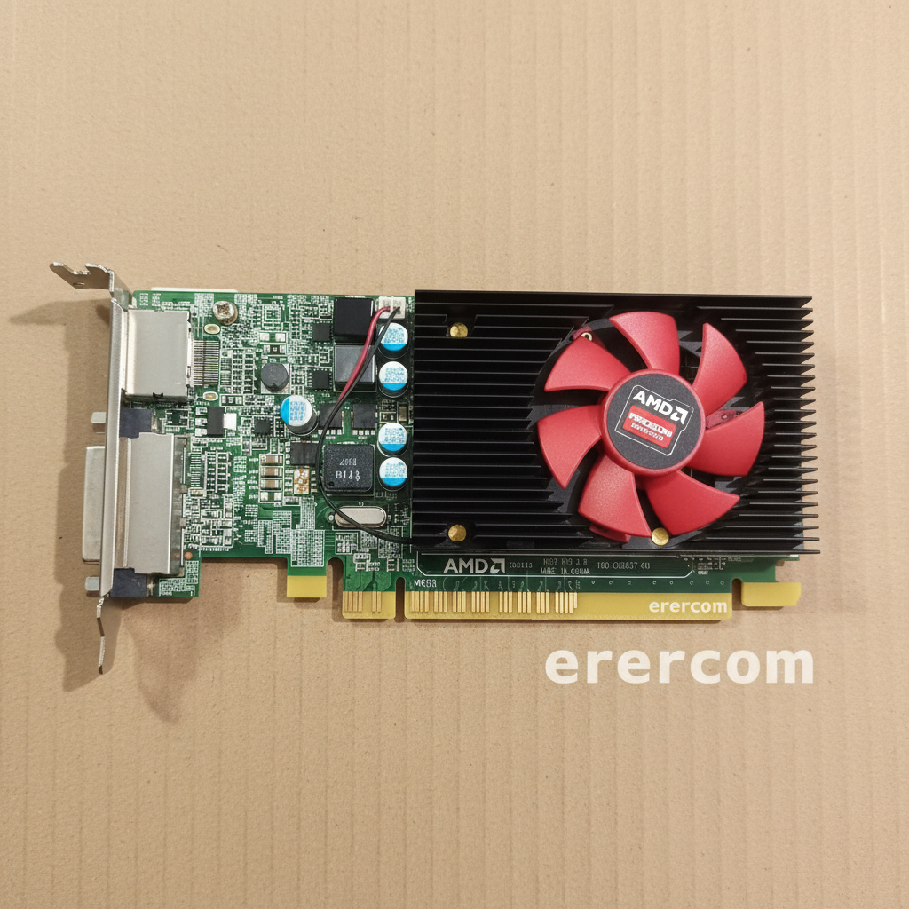 VGA Card PC Mini Low Profile AMD Radeon R7 200 Series 2 GB GDDR5 - Support PC Standar Display Port D