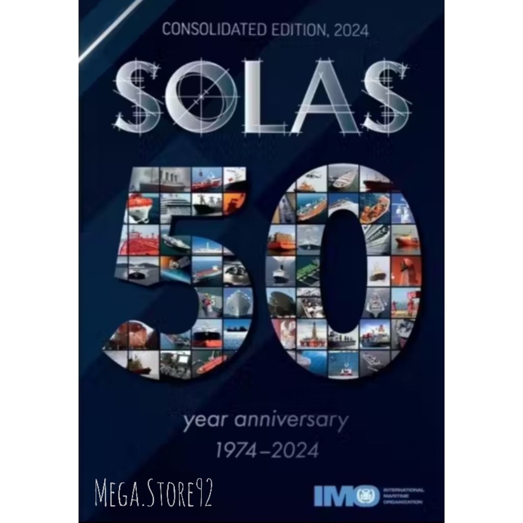 Buku Teknik Pelayaran IMO Solas Consolidater Edition 2024 IMO lh100E ( hard cover )