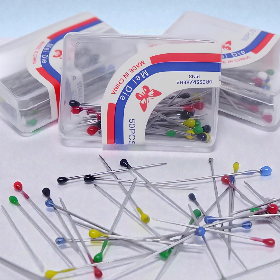 Grosir 100 BOX Jarum Pentul Kotak Stainless Anti Karat Jarum Pentul Warna Pin Hijab / Jahit Jarum Pe