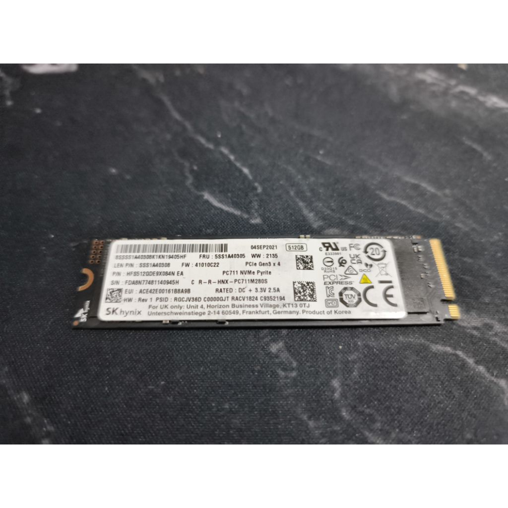 SK Hynix NVME 512 GB