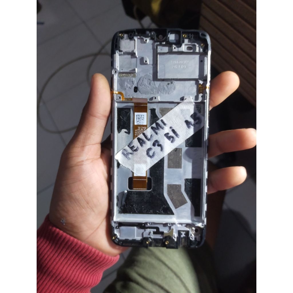 Tulangan realmi C3 bekas copotan mulus