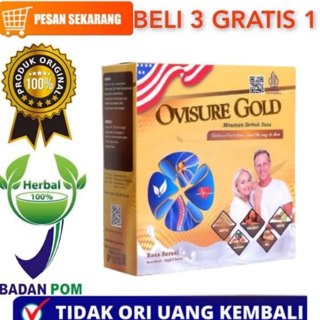 OVISURE Gold Susu Asli Original Official Store Kesehatan Tulang Persendian Syaraf Kejepit
